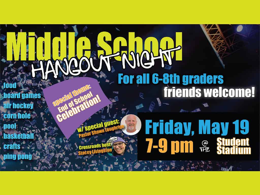 Middle School Hangout May 19 web