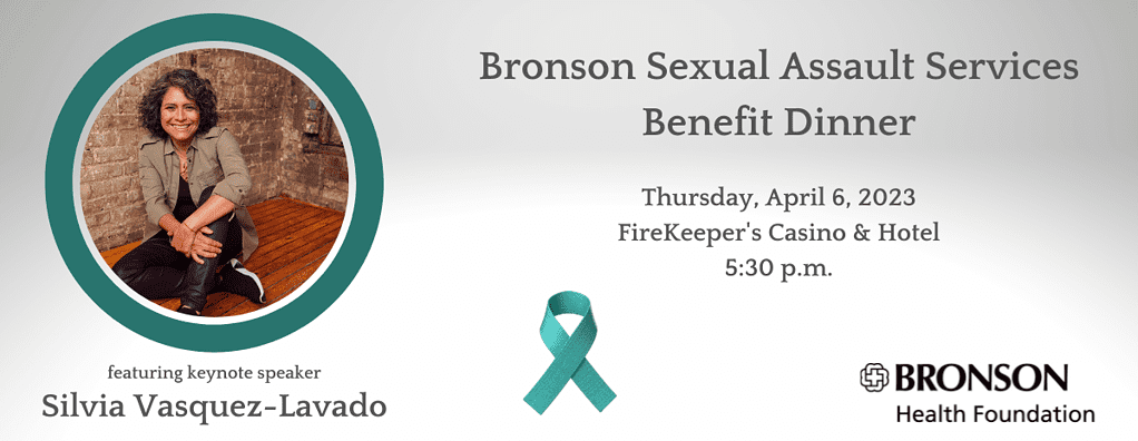 Bronson Sexual Assault Services Benefit Dinner - Speaker Pictured